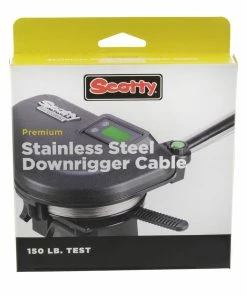 Tools Scotty Premium Stainless Steel Downrigger Cable 150lb, 300Ft