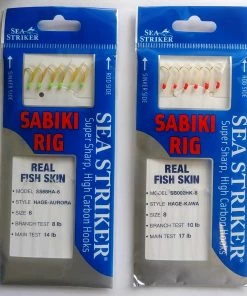 Sea Striker Real Fish Skin Sabiki Rig Lures