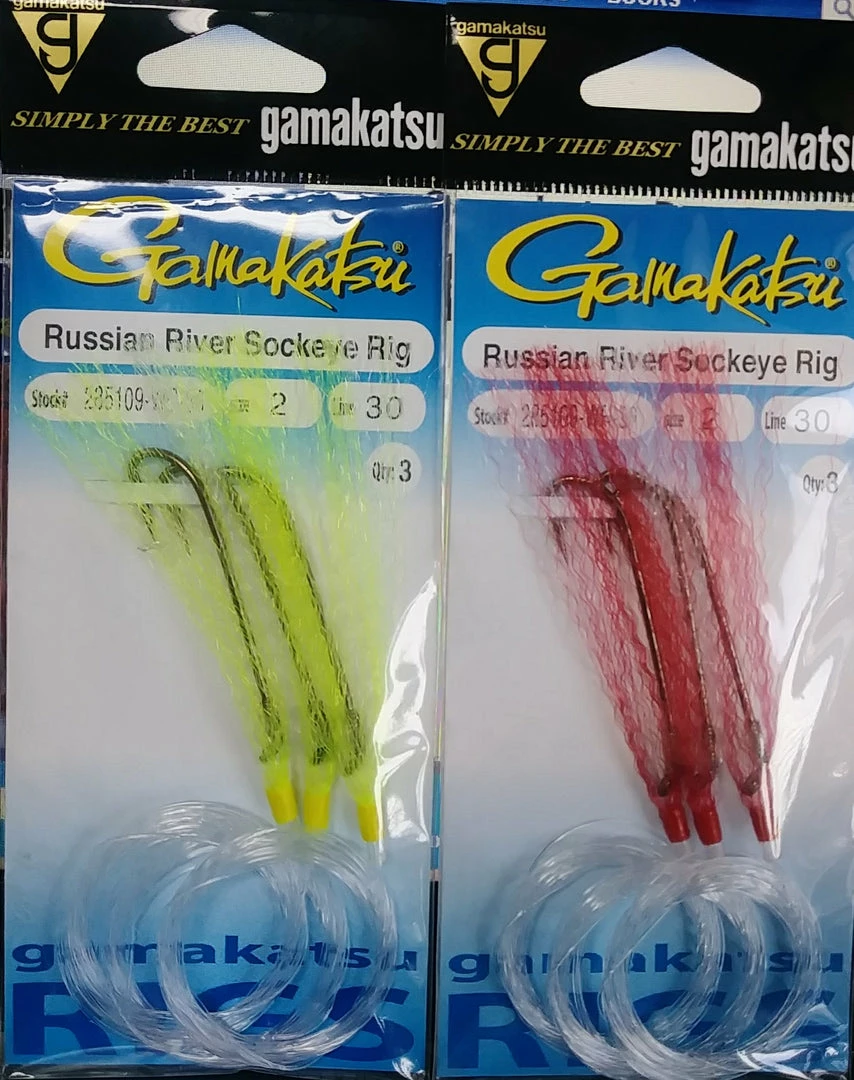 Lures Gamakatsu Russian River Sockeye Rig 3 Lures Gamakatsu Russian River Sockeye Rig