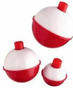 Terminal Tackle Danielson Red&White Snap-on Floats 3/4 Size