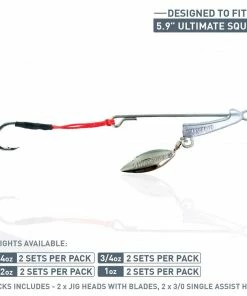 Chasebaits Ultimate Squid Rig 5.9"