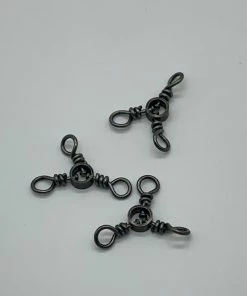 Eagle Claw 3-Way Swivel Size 2, 3 Pack Terminal Tackle