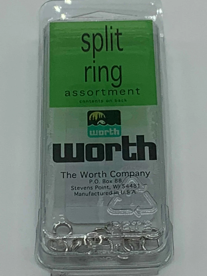 Worth Company Split Rings #2 Terminal Tackle 3 Worth Company Split Rings #2 Terminal Tackle