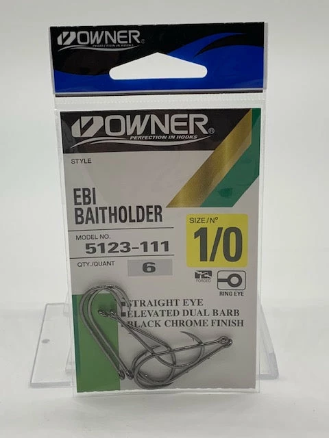 Owner Bait Holder EBI Size 1/0 3 Owner Bait Holder EBI Size 1/0
