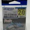 Owner Single Replacement Hook Size 2/0 Terminal Tackle 1 Owner Single Replacement Hook Size 2/0 Terminal Tackle