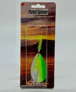 Been There Caught That - Fishing Supply Gibbs Fluted Spinner Green/Chart/Pearl