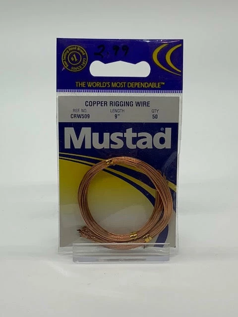 Mustad Copper Rigging Wire 50ct 3 Mustad Copper Rigging Wire 50ct