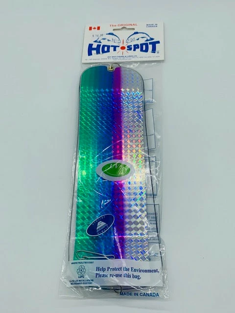 Hot Spot Flasher UV Rainbow Lures 3 Hot Spot Flasher UV Rainbow Lures