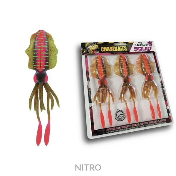 Chasebaits Ultimate Squid 5.9" 3 Chasebaits Ultimate Squid 5.9"