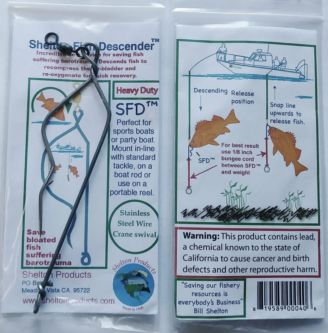 Gear Shelton Fish Descender 3 Gear Shelton Fish Descender